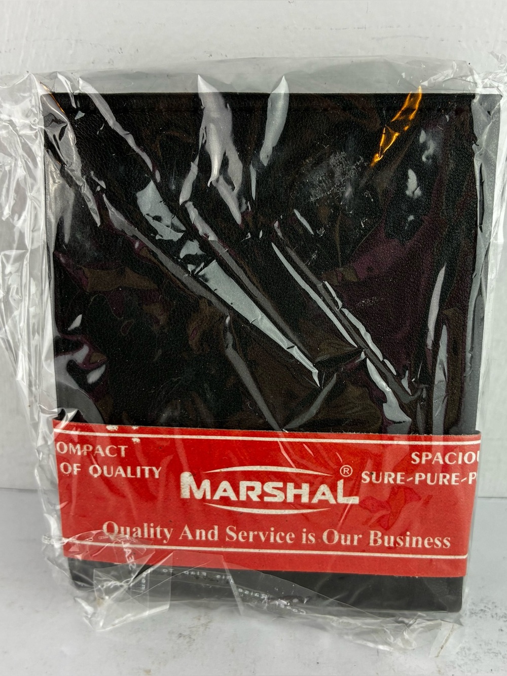 Marshal NIB Leather Double Fold Wallet